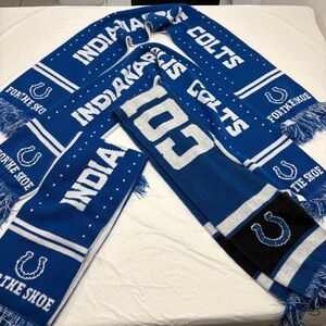 NFL Indianapolis Colts Scarfs Lot Of 4
